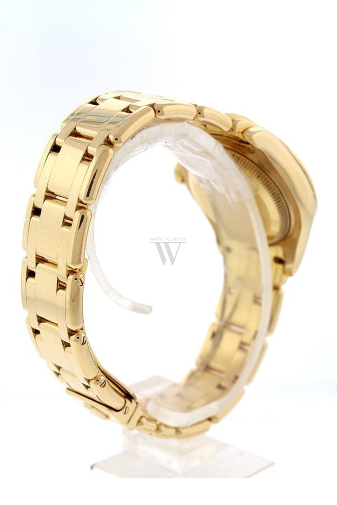 Rolex Oyster Perpetual Pearlmaster 18Kt Yellow Gold Diamond Ladies Watch 80318 Pre-Owned-Watches