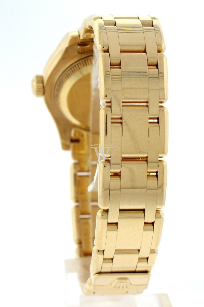 Rolex Oyster Perpetual Pearlmaster 18Kt Yellow Gold Diamond Ladies Watch 80318 Pre-Owned-Watches