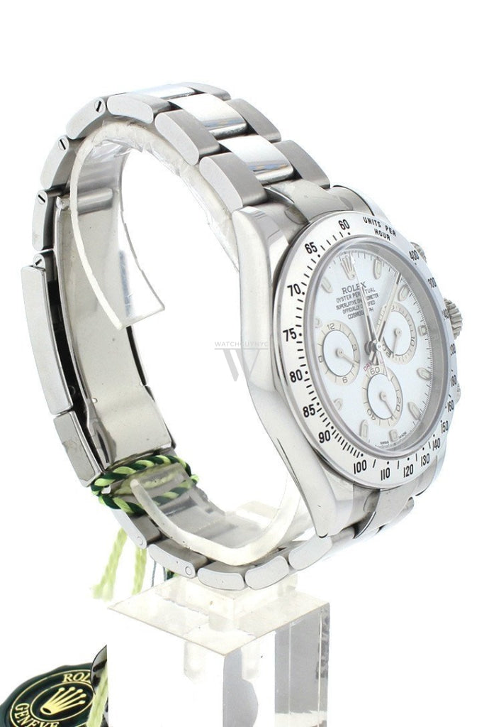 Rolex Cosmograph Daytona White Dial Stainless Steel Oyster Automatic Mens Watch 116520