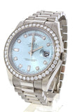 Rolex Day-Date Ii 41 Silver Dial 18K White Gold President Mens Watch 218349 Pre-Owned-Watches