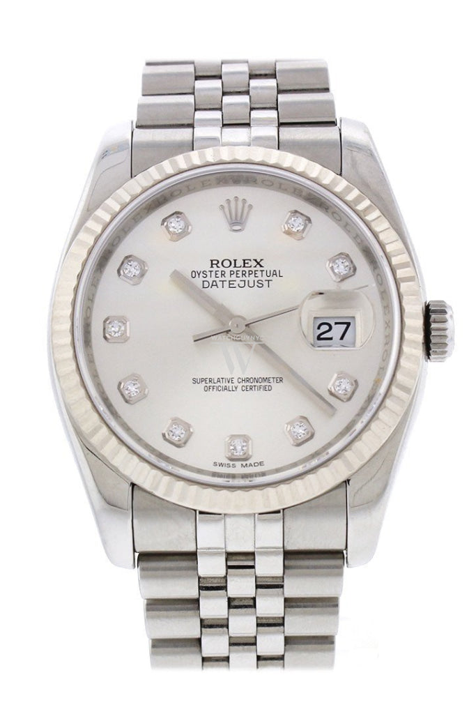 Rolex datejust 36 pre owned new arrivals