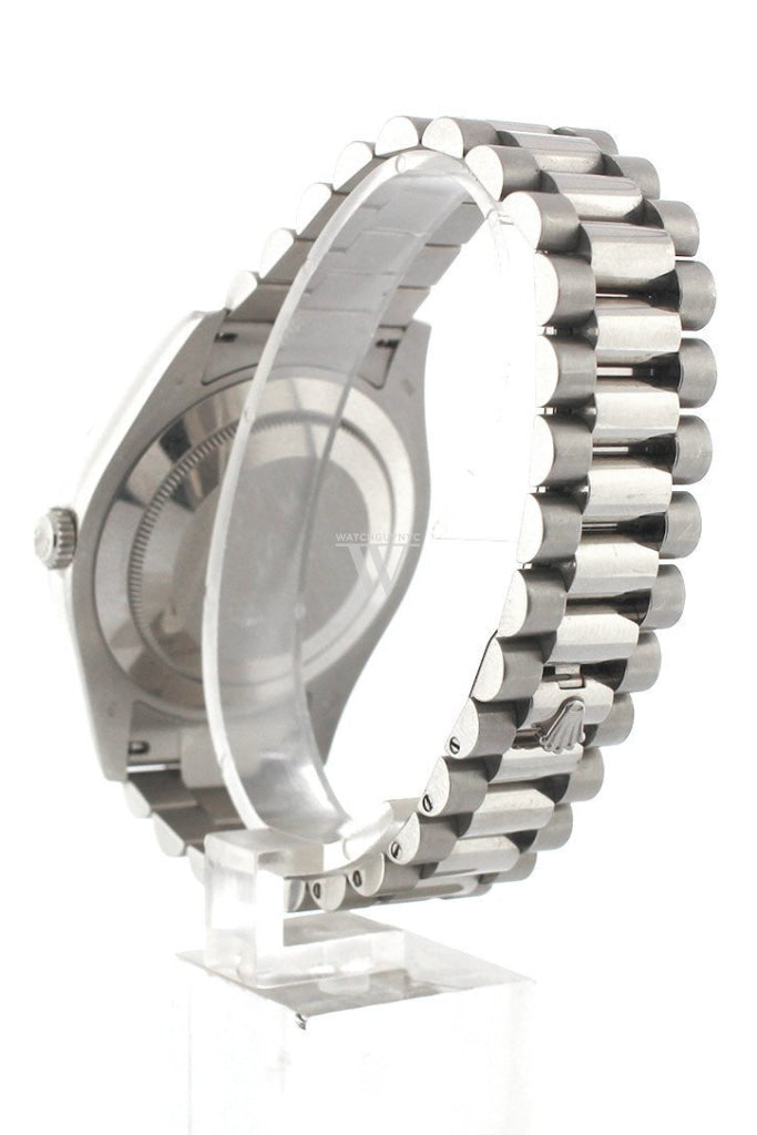 Rolex Day-Date Ii 41Mm President White Gold Chocolate Dial Mens Watch 218239 Pre-Owned-Watches