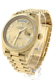 Rolex Day-Date 40 Champagne Roman Dial 18K Yellow Gold President Automatic Mens Watch 228238