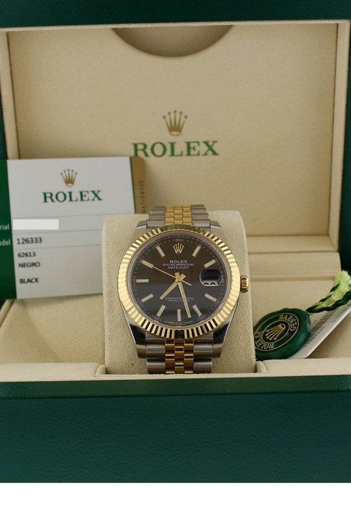 Rolex Datejust 41 Oystersteel and yellow gold Ref# 126333-0001 – Affordable  Swiss Watches Inc.