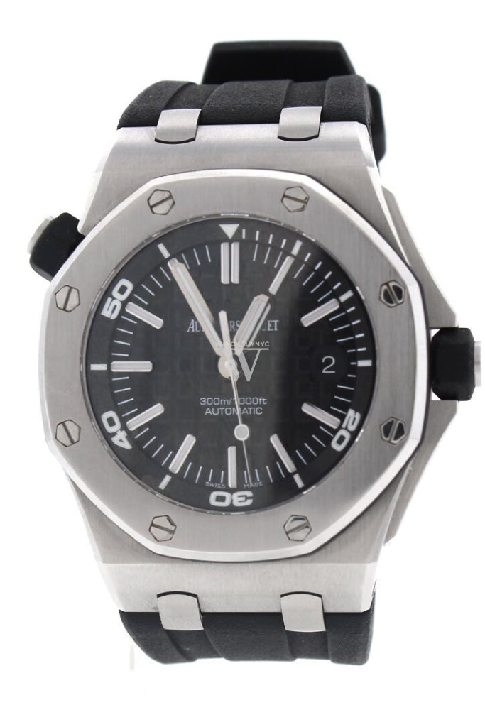 Audemars Piguet Royal Oak Offshore Diver Black Dial Automatic Mens Watch 15703St.oo.a002Ca.01