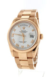 Rolex Day-Date 36 18 Ct Everose Gold Watch 118205 Pre Owned Pre-Owned-Watches