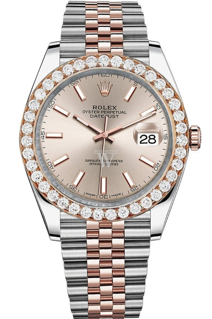 Rolex datejust 41 top rose gold jubilee