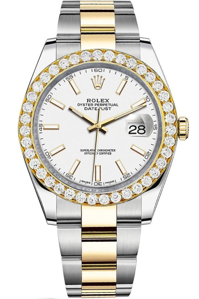 Datejust 41 diamond best sale bezel