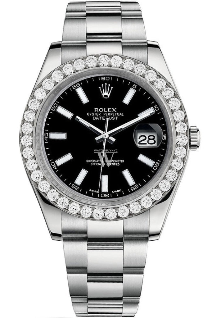 41mm diamond on sale rolex