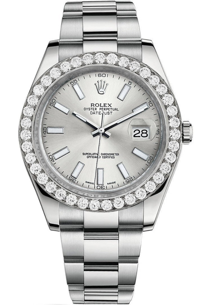 41mm rolex diamond bezel Outlet