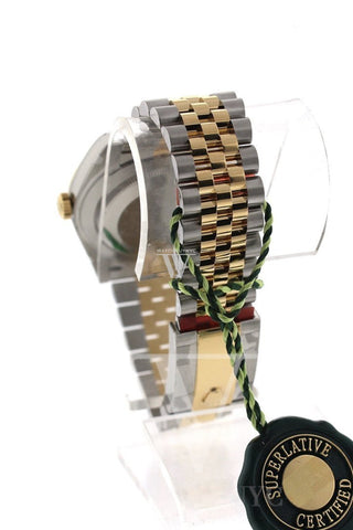Rolex Datejust 31 Champagne Dial 18K Yellow Gold Jubilee Ladies Watch 178243