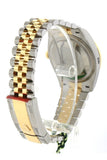Custom Diamond Bezel Rolex Datejust 36 Champagne-Colour Set With Diamonds Dial Jubilee Yellow Gold