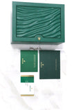 Rolex Day-Date 40 Olive Green Roman Dial Diamond Bezel 18K Everose Gold President Automatic Mens