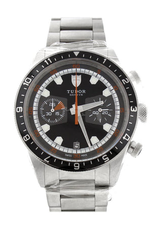 Tudor Heritage Chronograph Grey Dial Mens Watch 70330N
