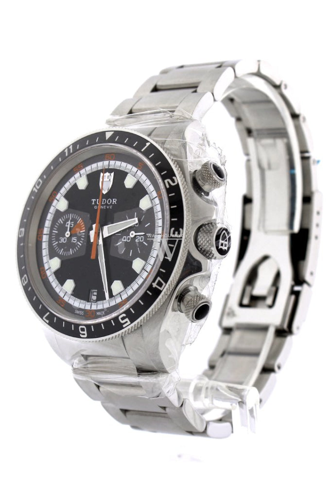 Tudor Heritage Chronograph Grey Dial Mens Watch 70330N