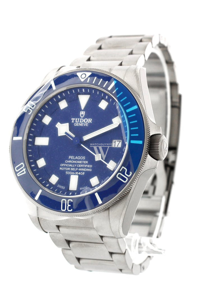 Tudor Pelagos Blue Dial Automatic Titanium Men's Watch 25600TB