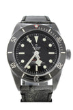 Tudor Heritage Black Bay Dark Automatic Leather Mens Watch 79230Dk