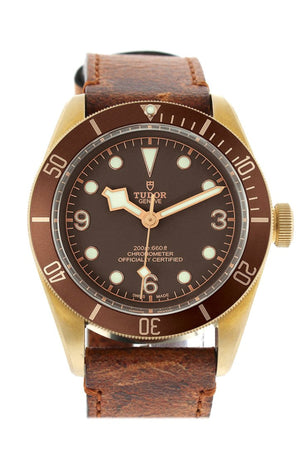 Tudor Heritage Automatic Bronze Dial Leather Mens Watch 79250Bm