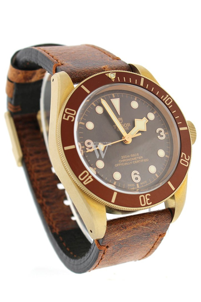 Tudor Heritage Automatic Bronze Dial Leather Mens Watch 79250Bm