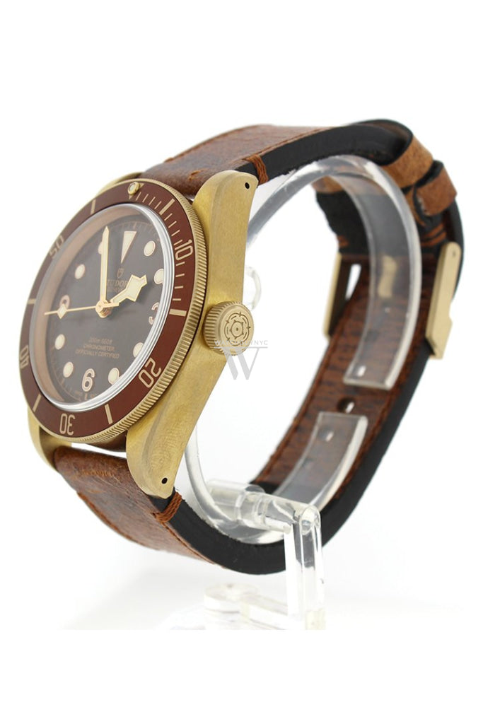 Tudor Heritage Automatic Bronze Dial Leather Mens Watch 79250Bm