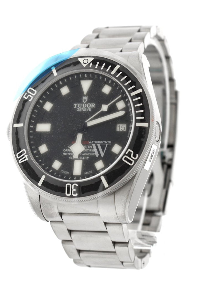 Tudor Pelagos Left Hand Diver Automatic Black Dial Titanium Mens Watch 25610Tnl