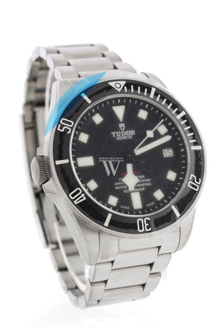 Tudor Pelagos Left Hand Diver Automatic Black Dial Titanium Mens Watch 25610Tnl