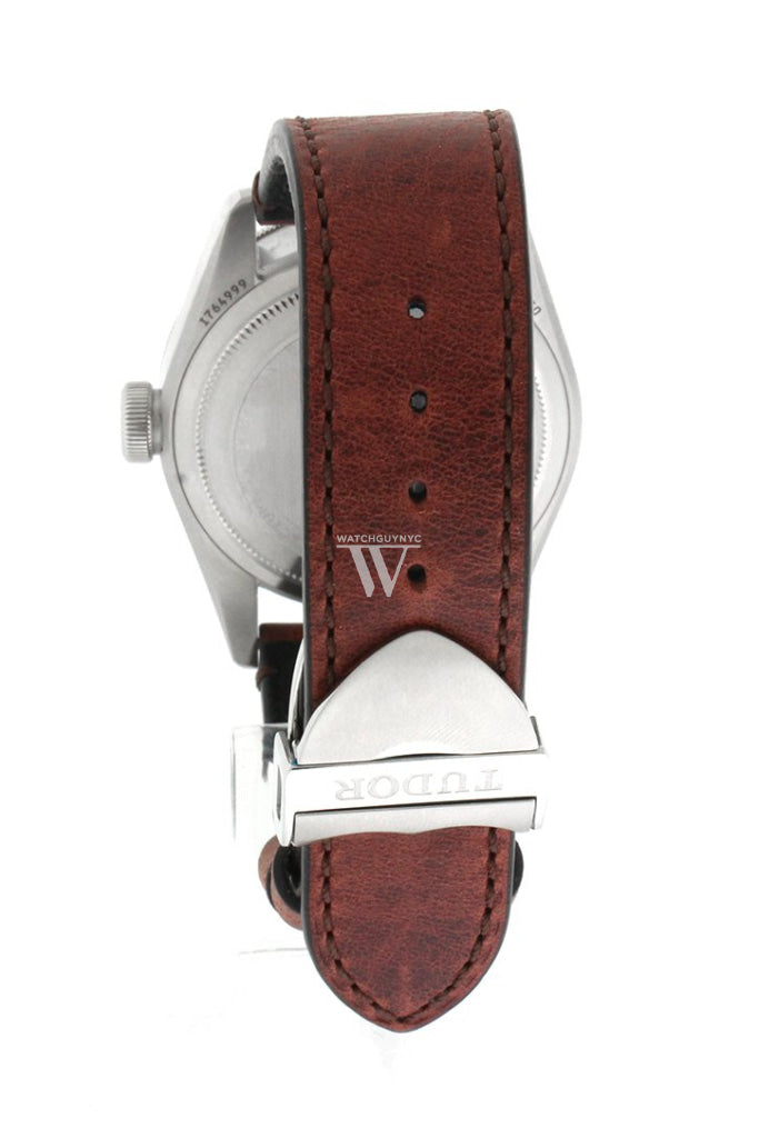 Tudor Black Bay Automatic Dial Mens Gmt Brown Leather Watch 79830Rb