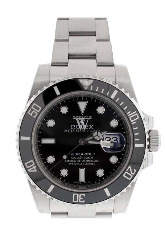 Rolex submariner black dial 116610ln hot sale