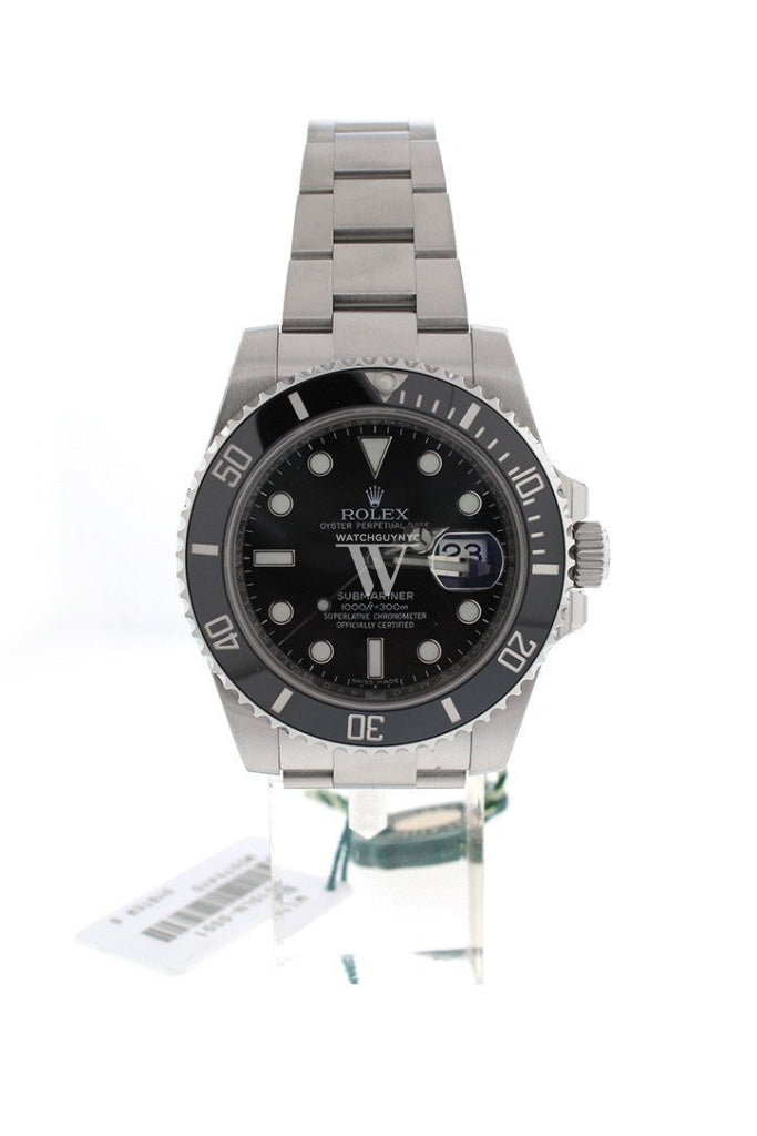 ROLEX Submariner Date Black Dial watch 116610LN 116610 WatchGuyNYC