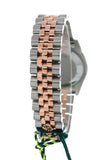 Rolex Datejust 31 Chocolate Roman Large Vi Set With Diamond Dial 18K Rose Gold Two Tone Jubilee