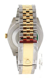 Rolex Datejust 41 Mother Of Pearl Diamond Dial Fluted Bezel 18K Yellow Gold Jubilee Mens Watch
