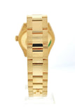 Rolex Datejust 31 White Mother Of Pearl Roman Dial Diamond Bezel Lug 18K Yellow Gold Ladies Watch