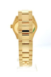 Rolex Datejust 31 White Roman Dial Diamond Bezel Lug 18K Yellow Gold Ladies Watch 178158